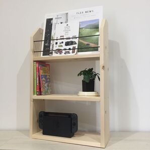 マガジンラック【7】 DVD、CD、ゲーム スタンド 本棚 収納