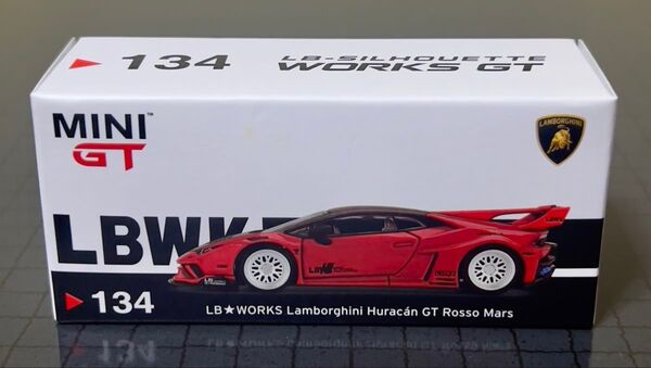 MiniGT LBWK ランボルギーニ ウラカンロッソマーズトイザらス