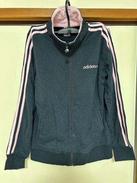 ◆adidas ジャージセットアップ レディース 上Lサイズ 下LLサイズ◆