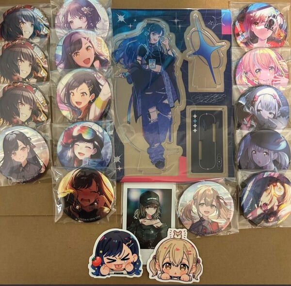 白石杏 小豆沢こはね 杏 こはね 缶バッジ アクスタ プロセカ クリフェス プロジェクトセカイ アクリルスタンド