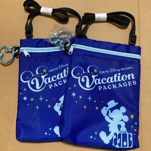 【2個セット】東京ディズニーリゾート バケーションパッケージ限定 ショルダーパック