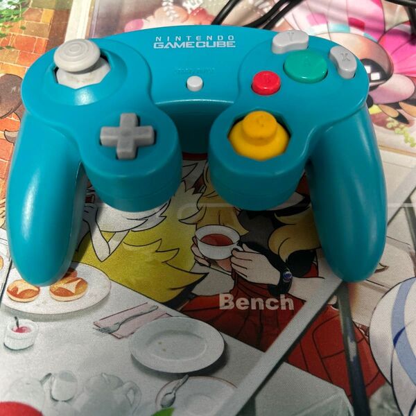 ゲームキューブ コントローラー エメラルドブルー