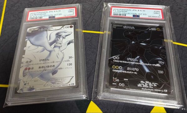 ポケモンカード ゼクロム レシラム SR PSA9