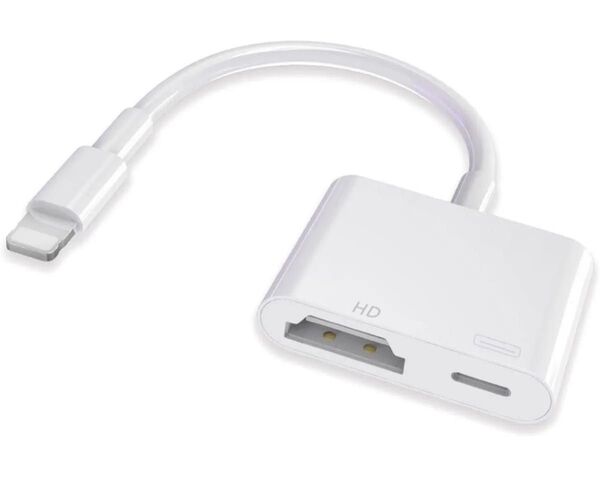 iPhone HDMI 変換ケーブル ライトニング 高画質 ミラーリング 動画出力