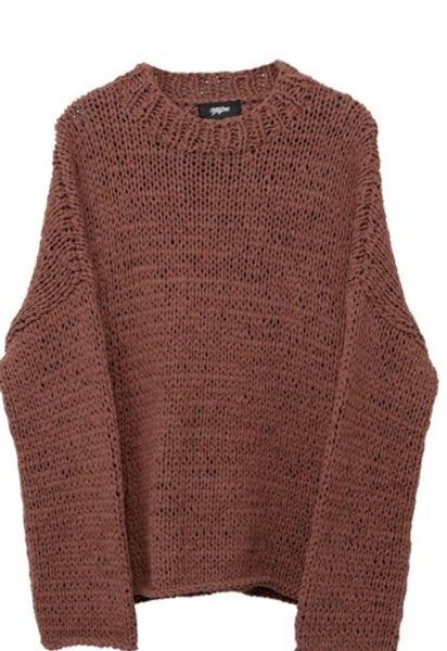 【新品】MYne ニットプルオーバー Shoelace Pullover