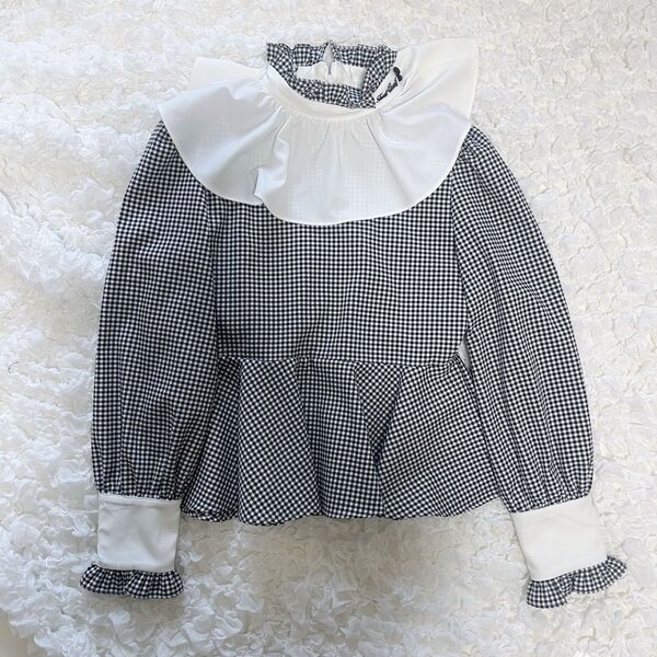 treaturself ペプラムトップス トリート フレンチガーリー