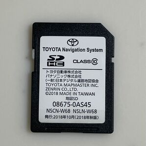 TOYOTA トヨタ純正 ナビ NSCN-W68/NSLN-W68地図SDカード 2018年