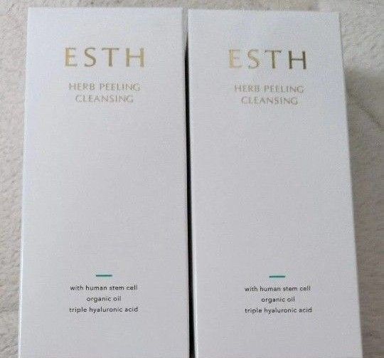 エス ESTH ハーブピーリングクレンジング 120g ライブナビ クレンジング 2本