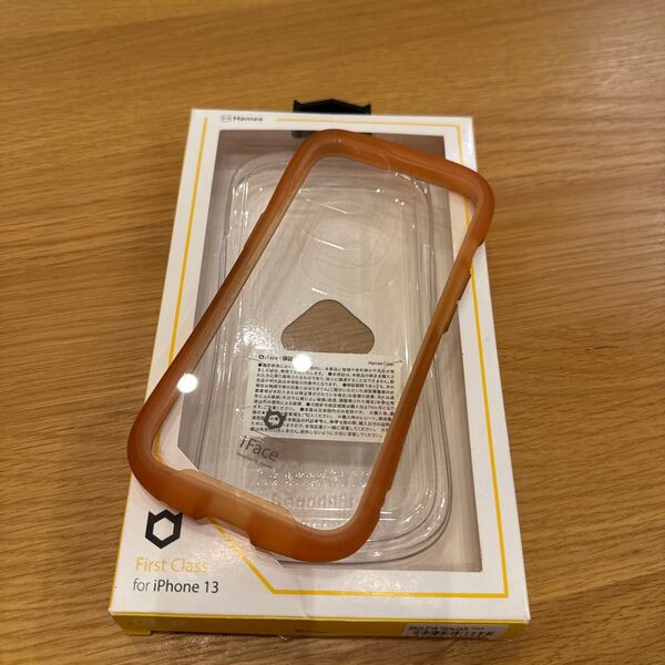 iFace Reflection iPhone13 ケース クリアオレンジ
