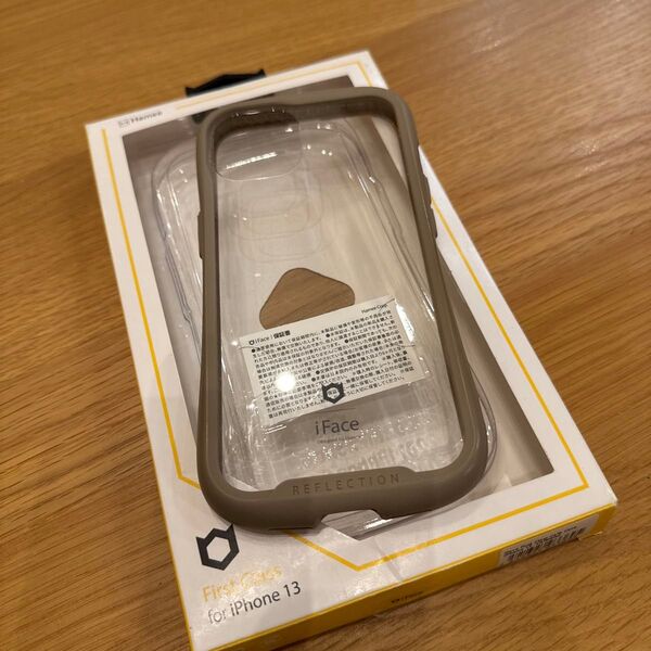 iFace iPhone13 ケース ベージュ Reflection
