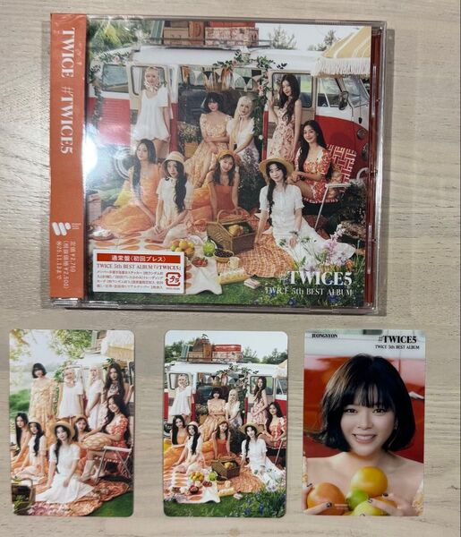 タワレコ アルバム CD トレカ シリアル 通常盤 ジョンヨン #twice5