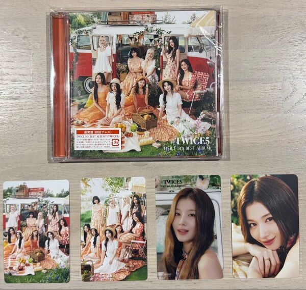 タワレコ アルバム CD トレカ シリアル 通常盤 サナ #twice5