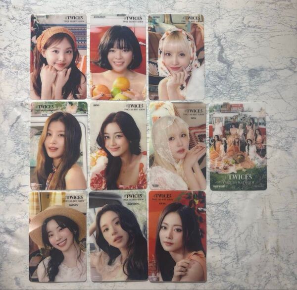 #twice5 タワレコ 限定 クリア トレカ 10枚 セットラキドロ
