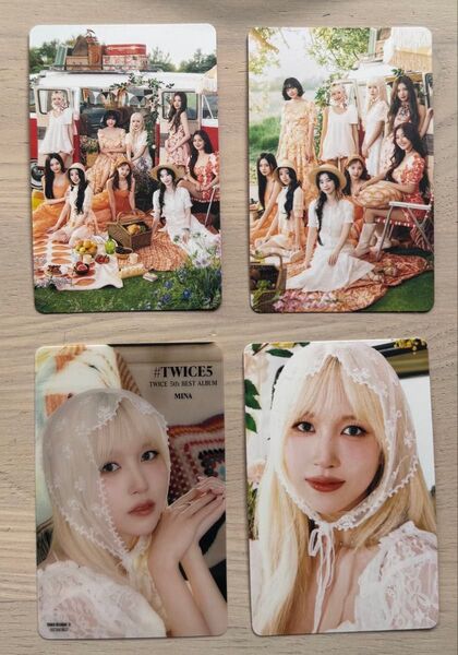 タワレコ アルバム CD トレカ シリアル 通常盤 ミナ #twice5