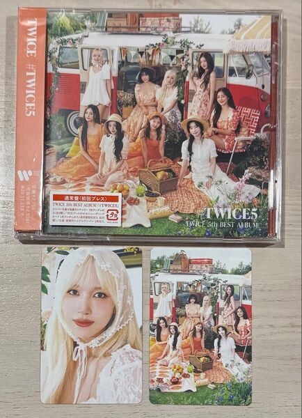 タワレコ アルバム CD トレカ シリアル 通常盤 ミナ #twice5