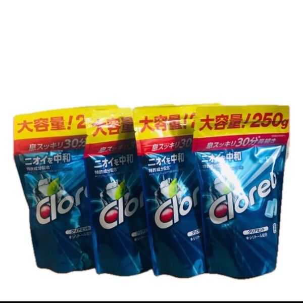 モンデリーズ クロレッツXPクリアミントSP250g 4個セット