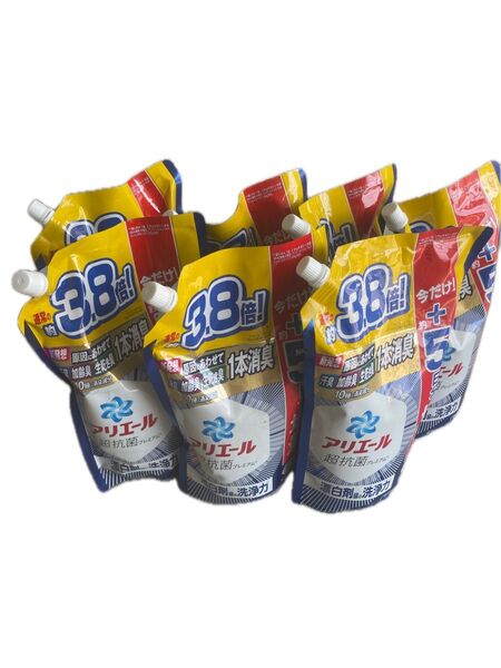 アリエール 超抗菌プレミアム 漂白剤級の洗浄力 1.675kg 7袋セット