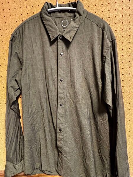 山と道 メリノシャツ Merino Shirt オリーブ Mサイズ