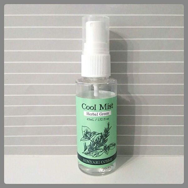 新品★2本まで対応可★日本製★冷感クール アロマミスト ハーバルグリーン 化粧水 45ml★Cool Mist アロマスプレー