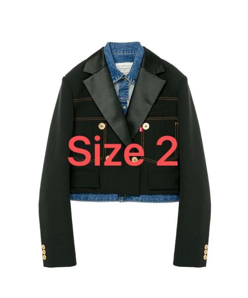 sacai x LEVI'S Women's Denim x Matelasse Twill Reversible"Size 2