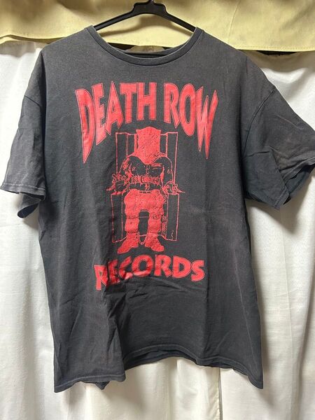 DEATH ROW RECORDS デスロウレコード メンズプリント半袖tシャツ