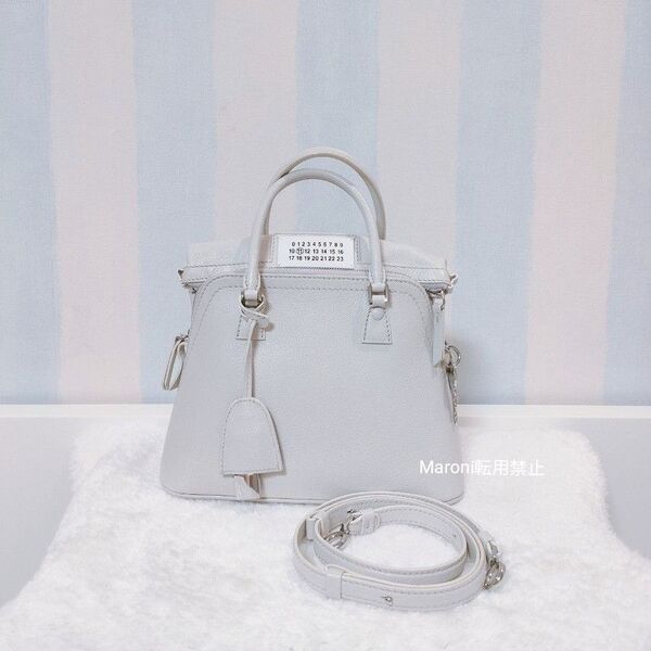 メゾンマルジェラ(Maison Margiela) 5AC ミニ バッグ☆極美品☆ホワイト