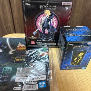 一番くじ KINGDOM HEARTS 3点セット ロクサス タンブラー タオル ラストワン