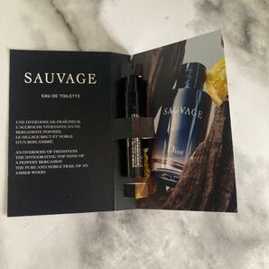 Dior SAUVAGE オードトワレ サンプル 未使用