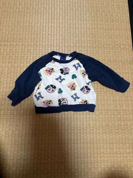 ミッキーマウス 長袖トレーナー 90サイズ Disney ディズニー トップス 子供服