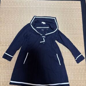 sai様専用 美品 ハッシュアッシュ セーラーカラーワンピース ネイビー 120