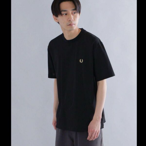 FRED PERRY フレッドペリー 半袖Tシャツ ブラック M
