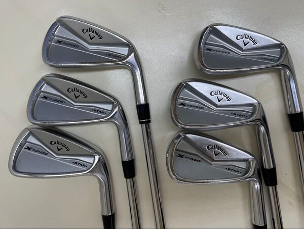 キャロウェイ X FORGED STAR 2024 アイアン 6本セット