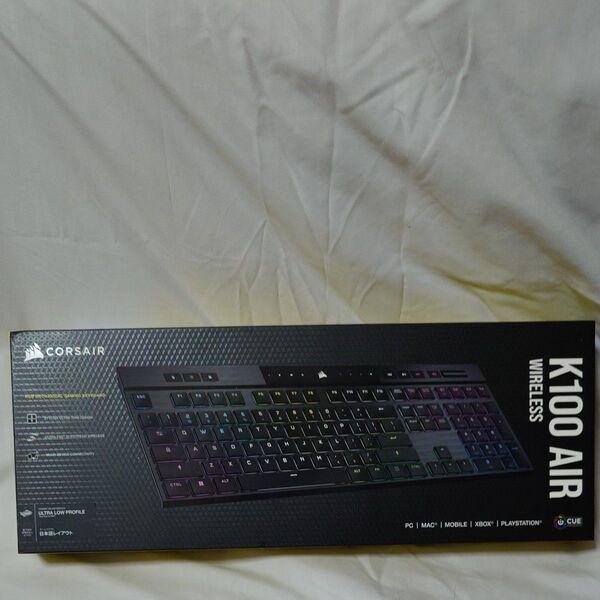 CORSAIR Bluetooth K100 AIR WIRELESS Ultra-Thin かな印字 あり