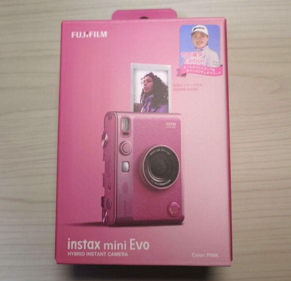 FUJIFILM フジフイルム チェキ instax mini Evo Pink ピンク 竹田麗央Edition