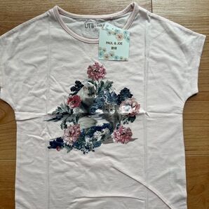 UNIQLO PAUL & JOE 花柄猫プリントTシャツ 130