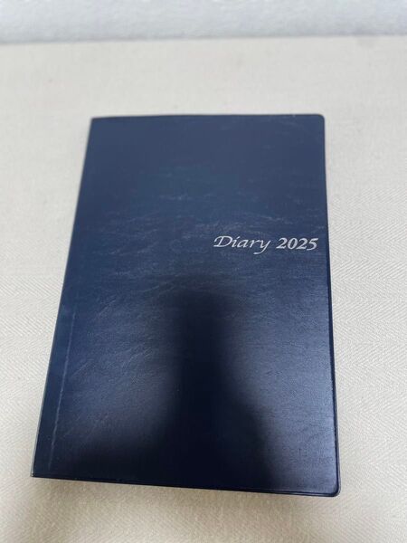 Diary 2025 ネイビー ダイアリー 手帳
