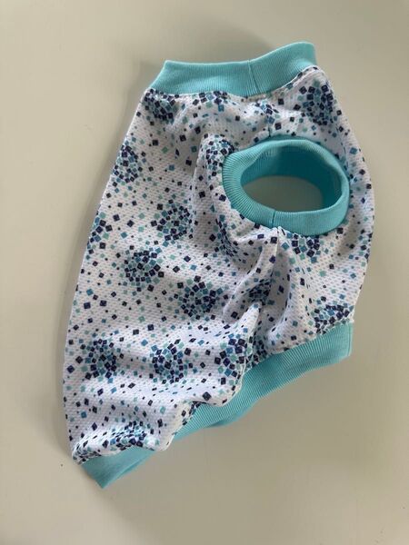 ハンドメイド ドッグウェア 犬服 タンクトップ クール素材 接触冷感① SSサイズ