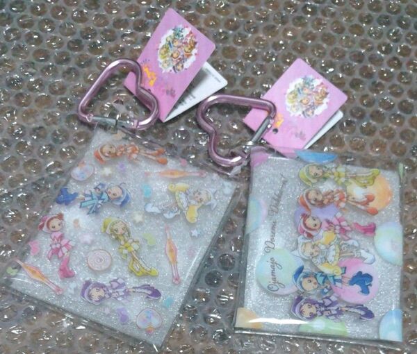 おジャ魔女どれみ ドッカ~ン! ハートカラビナ付き ポーチ 2個