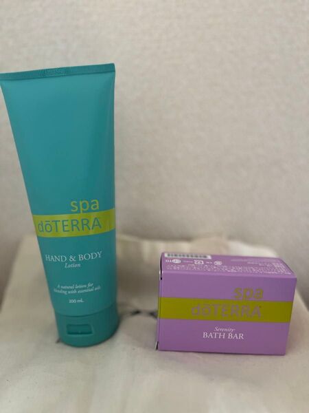 doTERRA ハンド&ボディローション Serenityバスバー セット