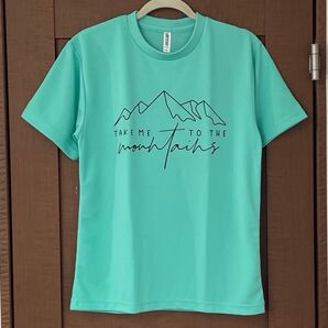 ドライ Tシャツ 登山 Mサイズ メンズ レディース 半袖 私を山に連れって ティシャツ 半袖Tシャツ
