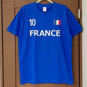 Tシャツ フランス Lサイズ メンズ レディース サッカー ラグビー ロードバイク ティシャツ 半袖