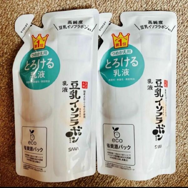 サナ なめらか本舗 豆乳イソフラボン 乳液 NC(つめかえ用) 130ml×2