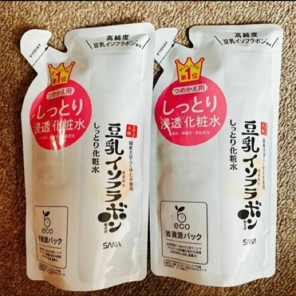 サナ なめらか本舗 豆乳イソフラボン しっとり化粧水 NC (つめかえ用)180ml×2
