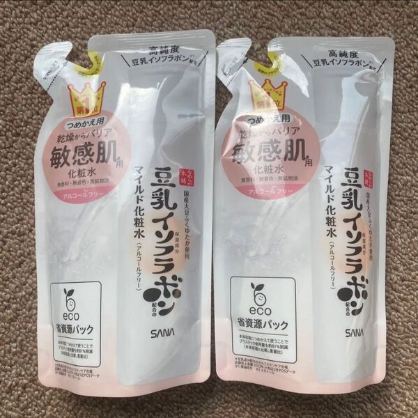 なめらか本舗 豆乳イソフラボン マイルド化粧水 NC 詰替用/180ml×2