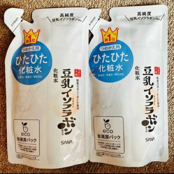 サナ なめらか本舗 豆乳イソフラボン 化粧水ノーマルタイプ 詰替用180ml×2