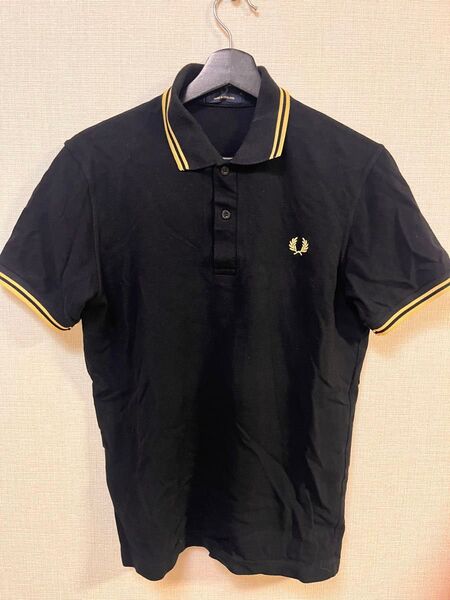 FRED PERRY ポロシャツ ブラック ゴールドライン