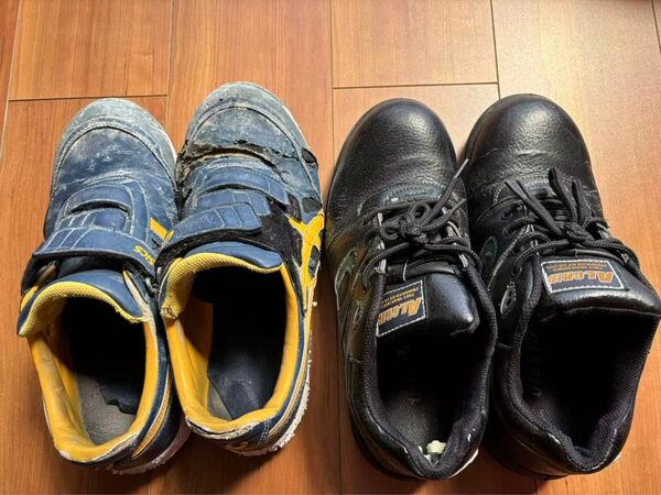 2足 安全靴 作業靴 アシックス1足 その他1足