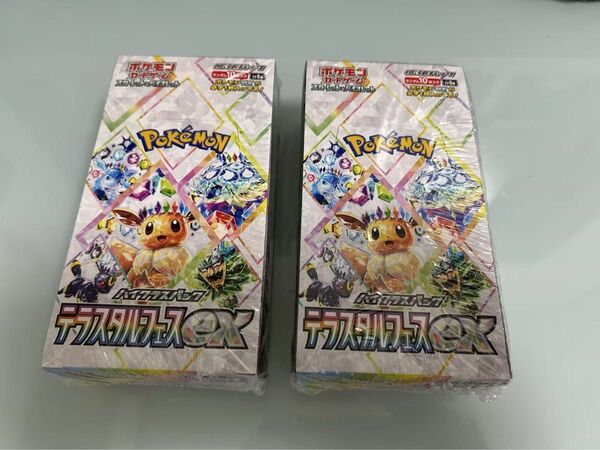 ポケモンカードゲーム テラスタルフェスEX 2box シュリンク付き