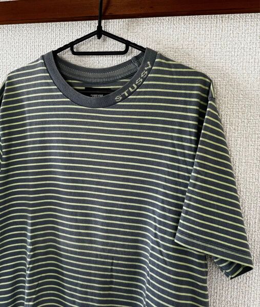 【美品】00's OLD STUSSY オールド ステューシー ボーダー Tシャツ