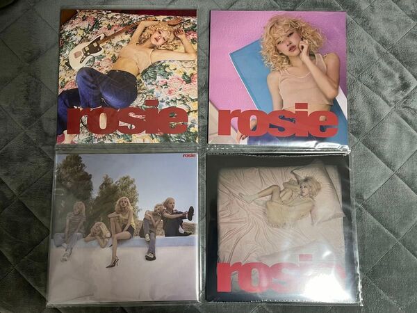 BLACKPINK ROSIE ROSE レコード 4枚セット 新品未開封 初回購入版 特典付 LP